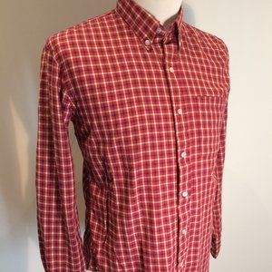 United Stock Dry Goods Red Check Button Down Shirt